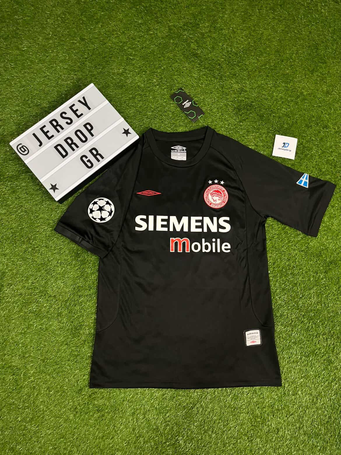 OLYMPIACOS 2004/05 AWAY RETRO JERSEY