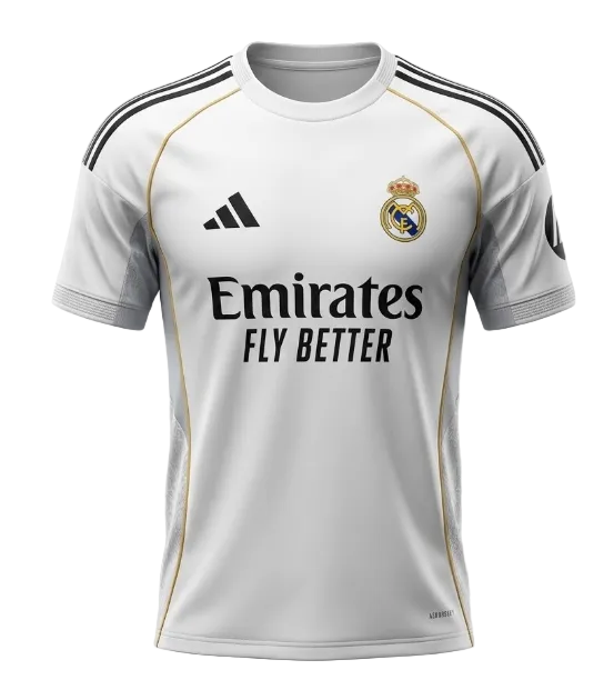 REAL MADRID 2025/26 HOME JERSEY