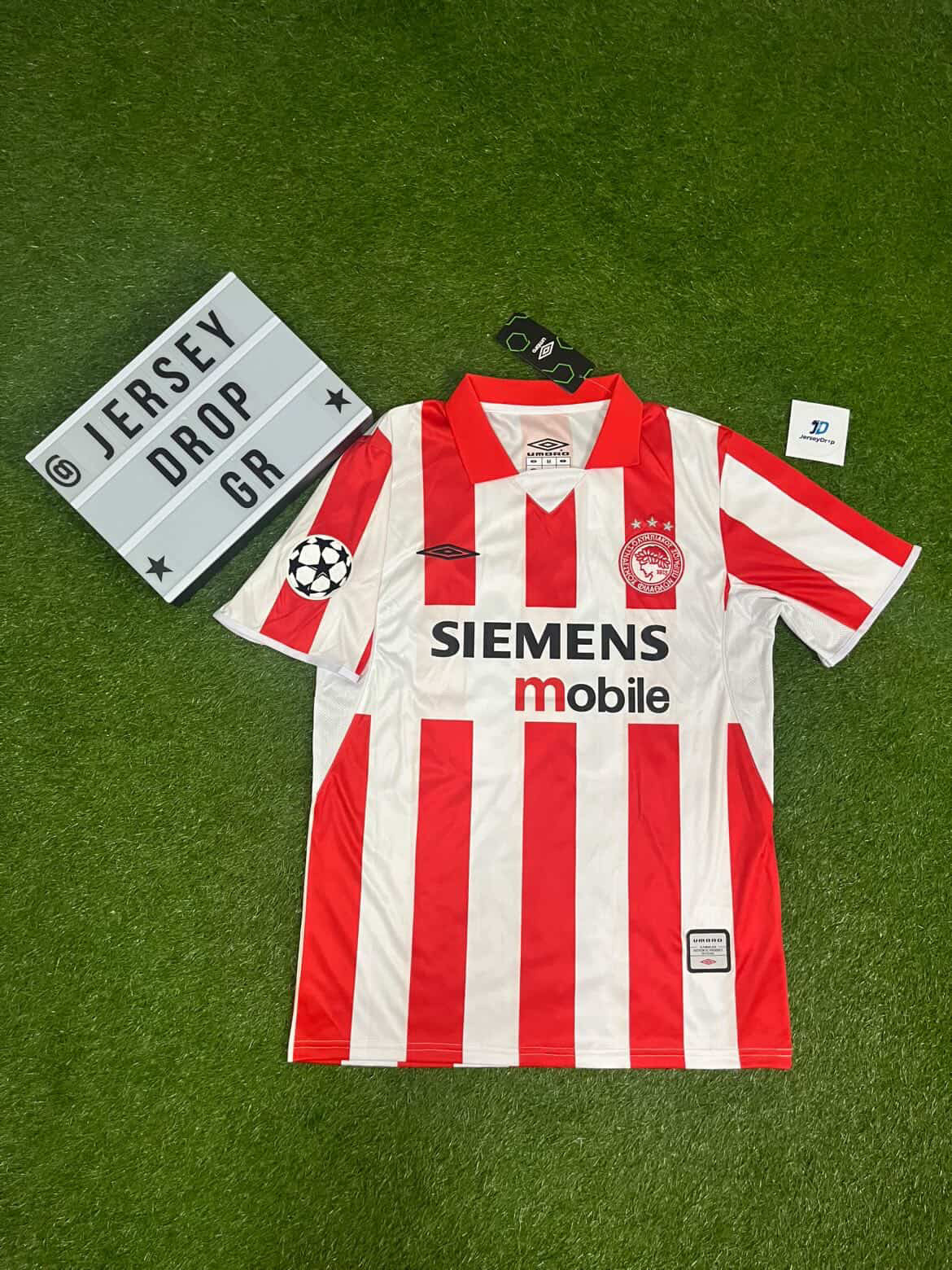OLYMPIACOS 2004/05 HOME RETRO JERSEY