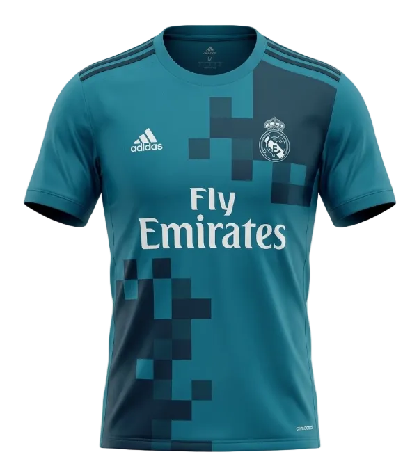 REAL MADRID 2017/18 THIRD RETRO JERSEY