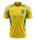 BRAZIL 2002 HOME RETRO JERSEY