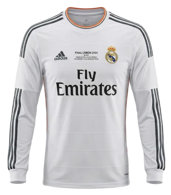 REAL MADRID 2013/14 LONGSLEEVE HOME JERSEY