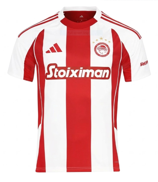 OLYMPIACOS 2025/26 HOME JERSEY