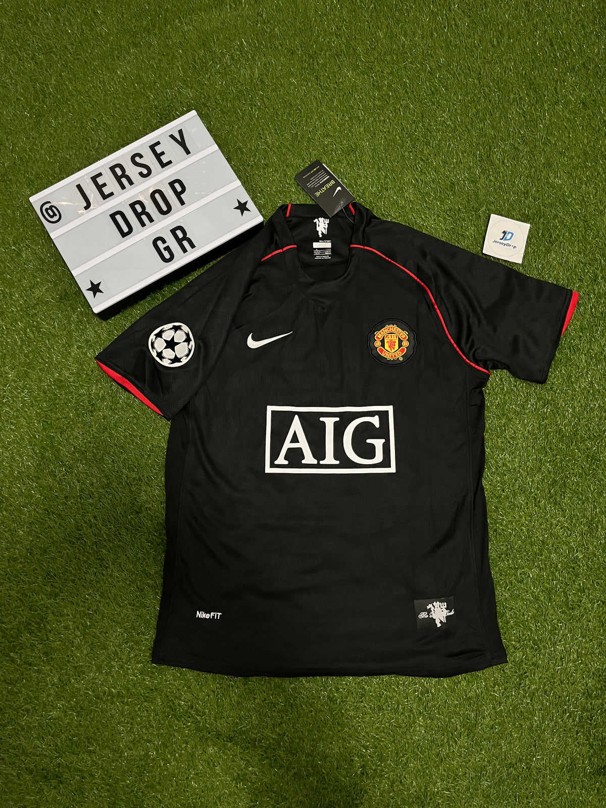 MANCHESTER UNITED 2007/08 AWAY JERSEY
