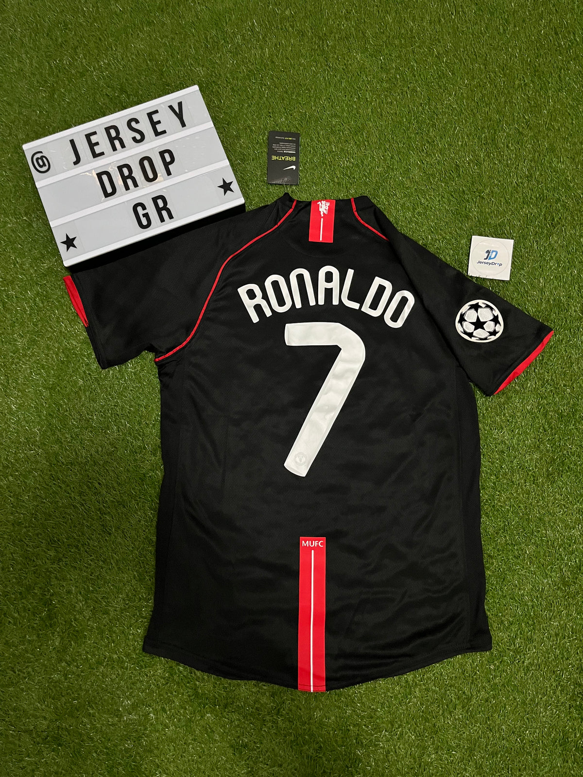 MANCHESTER UNITED 2007/08 AWAY JERSEY